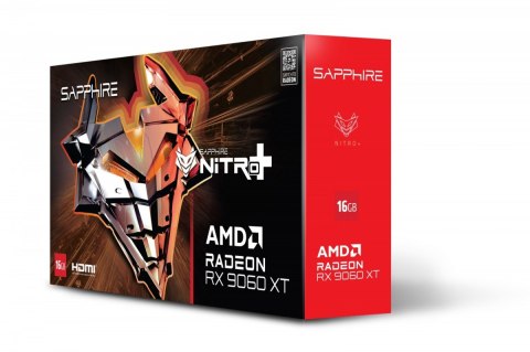 Sapphire Technology Karta graficzna Radeon RX 9060 XT NITRO+ 16GB GDDR6 128bit DP/2HDMI Sapphire Technology Karta graficzna Radeon RX 9060 XT NITRO+ 16GB GDDR6 128bit DP/2HDMI