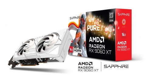 Sapphire Technology Karta graficzna Radeon RX 9060 XT PURE 16GB GDDR6 128bit DP/2HDMI Sapphire Technology Karta graficzna Radeon RX 9060 XT PURE 16GB GDDR6 128bit DP/2HDMI