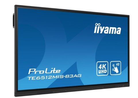 IIYAMA Monitor 65 cali TE6512MIS-B4AG 40pkt,IPS,4K,24/7,7H, ANDROID 14, RK3576, 8/128GB, EDLA, Essential