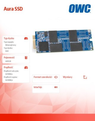 OWC Aura SSD 480GB iMac 2012