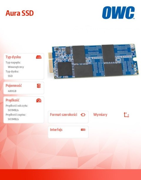 OWC Aura SSD 480GB iMac 2012 OWC Aura SSD 480GB iMac 2012