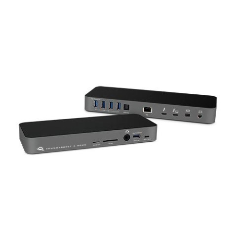 OWC Stacja dokująca Thunderbolt 3 Dock (14 portów, kabel, Mac+Windows) Space Gray