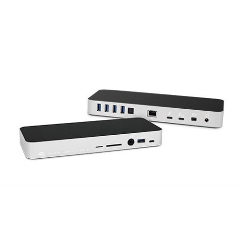 OWC Stacja dokująca Thunderbolt 3 Dock (14 portów, kabel, Mac+Windows) Srebrna