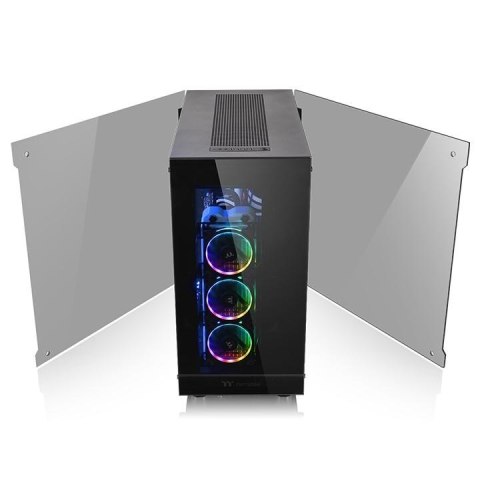 Thermaltake Obudowa View 91 RGB Riing Tempered Glass XL-ATX Super Tower - Czarna Thermaltake Obudowa View 91 RGB Riing Tempered Glass XL-ATX Super Tower - Czarna