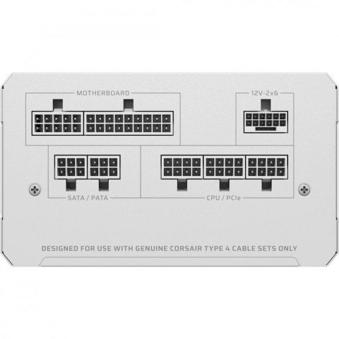 Corsair Zasilacz RM750e WHITE 80+GOLD F.MODULAR ATX3.1