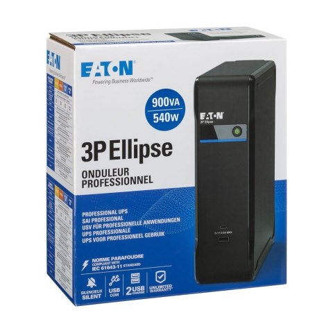 Eaton Zasilacz awaryjny UPS 3P Ellipse 900 USB FR 3P900UF