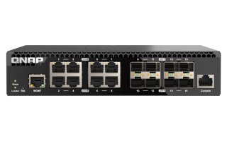 QNAP Przełącznik zarządzany sieciowo QSW-M3216R-8S8T-EU 8x 10GbE RJ45 8x10GbE SFP+