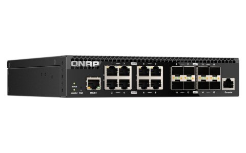 QNAP Przełącznik zarządzany sieciowo QSW-M3216R-8S8T-EU 8x 10GbE RJ45 8x10GbE SFP+