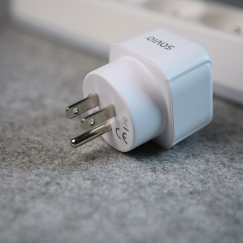 Savio Adapter podróżny, gniazdo US wtyk EU AP-01