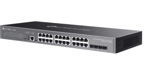 TP-LINK Przełącznik zarządzalny Omada 24-Port Gb Stackable Lite L3 SG5428X 24× Gigabit RJ45 Ports, 4× 10G SFP+ Slots, RJ45/USB Type C Co