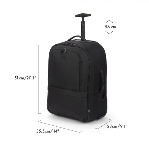 DICOTA Plecak Roller Eco CORE 14-16 cali Czarny