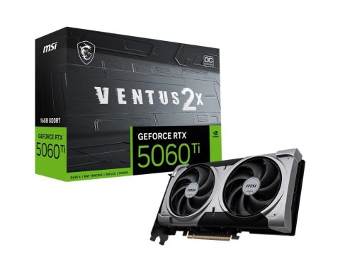 MSI Karta graficzna GeForce RTX 5060 Ti 16G VENTUS 2X OC PLUS