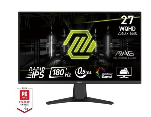 MSI Monitor MAG 275QF 27 cali/LED/QHD/Flat/180Hz/Black