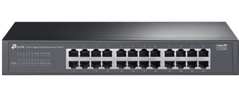 TP-LINK Przełącznik LiteWave 24-Port Gigabit Switch 	LS1024G 24× Gigabit RJ45 Ports