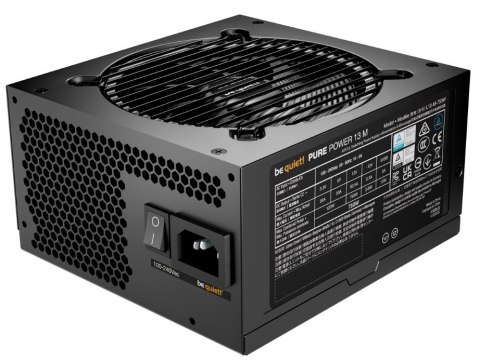 Be quiet! Zasilacz Pure Power 13 M 750W ATX 3.1 80+ GOLD