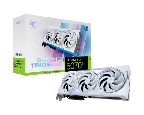 MSI Karta graficzna GeForce RTX 5070 Ti 16G GAMING OC WHITE