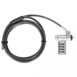 Targus Linka zabezpieczająca Defcon z zamkiem szyfrowym i możliwością resetowania kodu