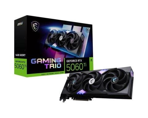 MSI Karta graficzna GeFroce RTX 5060 Ti 16G GAMING TRIO OC