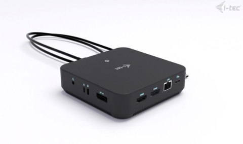 I-tec Stacja dokująca USB-C DP Dual HDMI Power Delivery 100W + Uniwersalna Ładowarka 100W