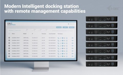 I-tec Stacja dokująca Universal Intelligent Dual Display Docking Station Power Delivery 100W