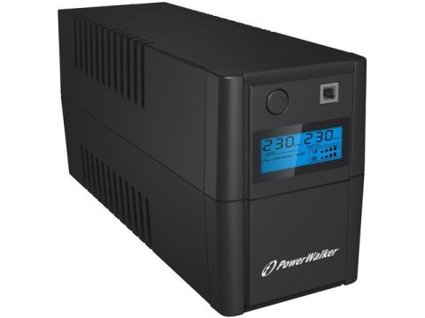 PowerWalker UPS LINE-INTERACTIVE 850VA, 4x IEC, RJ11 IN/OUT, USB, LCD