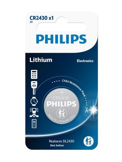 Philips Bateria guzikowa CR 2430/00B
