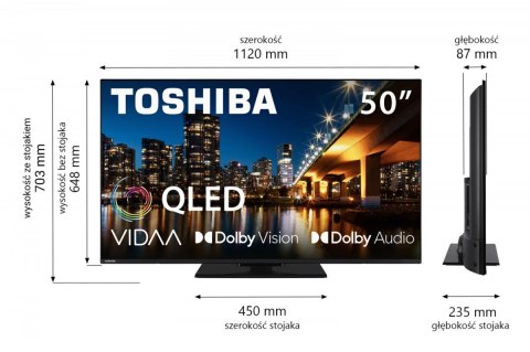 Toshiba Telewizor QLED 50 cali 50QV3463DG