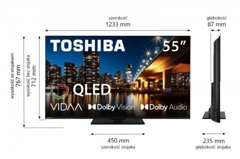 Toshiba Telewizor QLED 55 cali 55QV3463DG