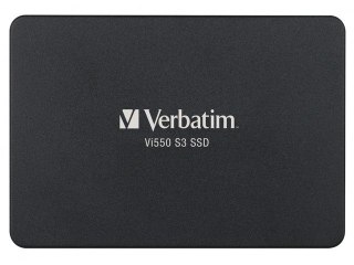 Verbatim Dysk SSD wewnętrzny 256GB 2,5cala VI550 S3 SATA III czarny