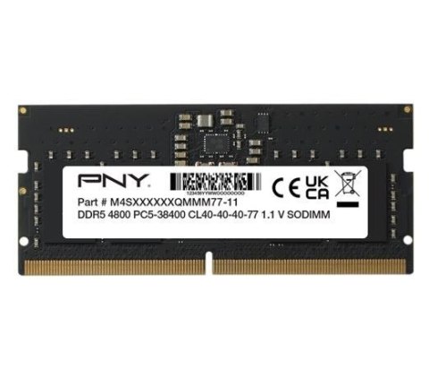 PNY Pamięć 16GB DDR5 4800 SO-DIMM MN16GSD54800-SB