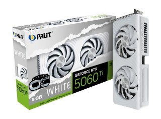 Palit Karta graficzna GeForce RTX 5060 TI WHITE OC 8GB GDDR7 128bit 3DP/HDMI