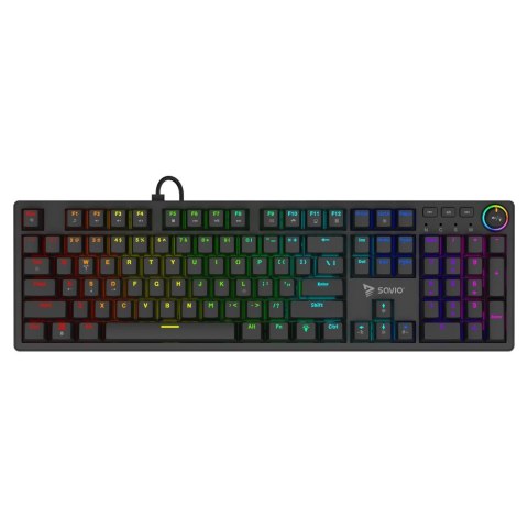 Savio Klawiatura mechaniczna STYX Outemu Red Hot Swap RGB