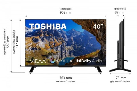 Toshiba Telewizor LED 40 cali 40LV2563DG