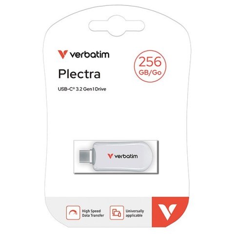 Verbatim Pendrive Plectra 256GB USB-C 100MB/s 30230 WH