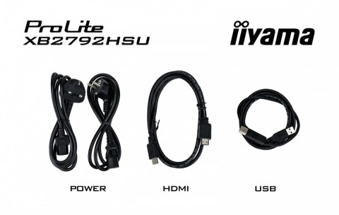 IIYAMA Monitor 27 cali XB2792HSU-B1 IPS,FHD,HDMI,DP,120Hz,350cd,4ms, cienkie ramki, 1500:1, ErP B, USB HUBx2