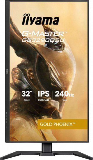 IIYAMA Monitor 32 cale GB3290QSU-B1 1ms,IPS,240Hz,2xHDMI,DP,400cd,1000:1, USB HUBx4, 2x2W, HAS,