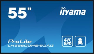 IIYAMA Monitor wielkoformatowy 55 cali LH5560UHS-B2AG matowy 24h/7 500(cd/m2) VA 3840 x 2160 UHD(4K) Android.11 Wifi CMS(iiSignage2), U