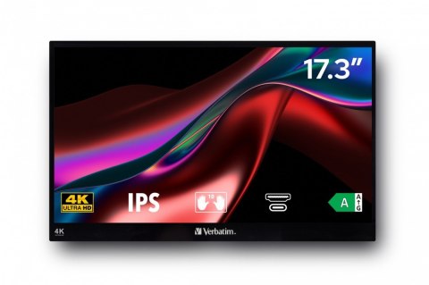 Verbatim Monitor dotykowy Ultra 4K Portable PMT-17-4K