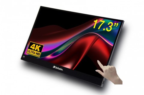 Verbatim Monitor dotykowy Ultra 4K Portable PMT-17-4K