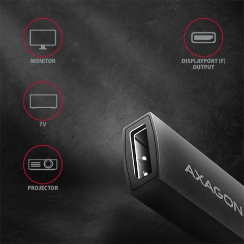 AXAGON RVC-DP Konwerter/adapter USB-C -> DisplayPort, 4K/60Hz