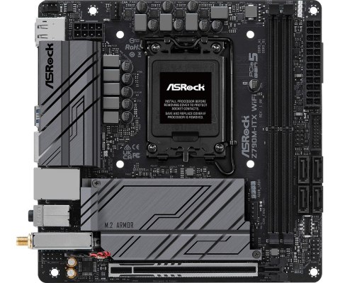 ASRock Płyta główna Z790M-ITX WIFI S1700 2DDR5 HDMI M.2 mITX