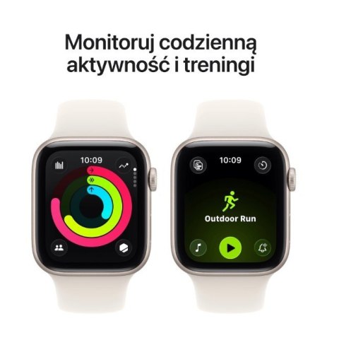 Apple Watch SE 3 GPS koperta 40 mm z aluminium w kolorze północy, pasek sportowy w kolorze północy - rozmiar S/M