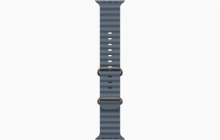 Apple Watch Ultra 3 GPS + Cellular Koperta 49 mm z tytanu w kolorze naturalnym Pasek Ocean w kolorze marynarskiego granatu