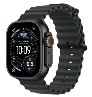 Apple Watch Ultra 3 GPS + Cellular, koperta 49 mm z tytanu w kolorze czarnym, pasek Ocean w kolorze czarnym