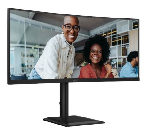 AOC Monitor CU34E4CV 34 cale 120Hz Curved VA HDMIx2 DP RJ45 HAS Głośniki