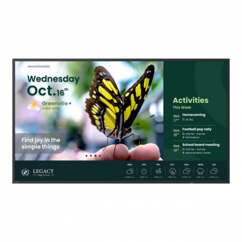 Benq Monitor wielkoformatowy 43 cale ST4304 4K/1200:1/ANDROID