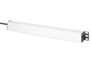 Digitus Listwa zasilająca PDU Rack 19" z zabezpieczeniem przeciwprzepięciowym + filtr EMI/RFI, 7 gniazd Schuko CEE 7/3, kabel 2m, wtyk U