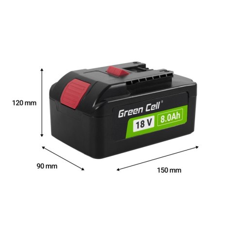 Green Cell Bateria do elektronarzędzi Bosch 18V 8Ah ProCore