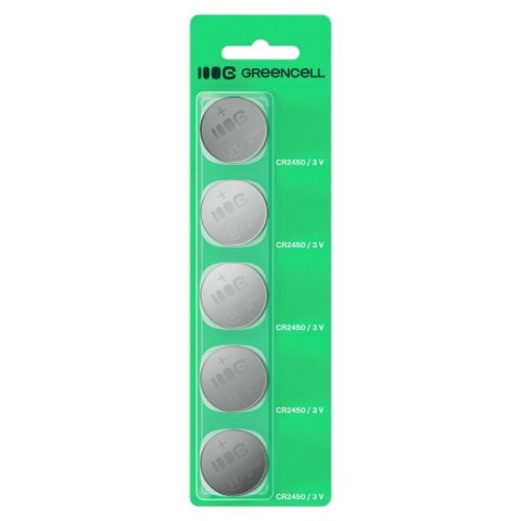 Green Cell Baterie guzikowe 5x CR2450