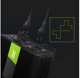 Green Cell Przetwornica napięcia Inwerter 12V 2000W/4000W